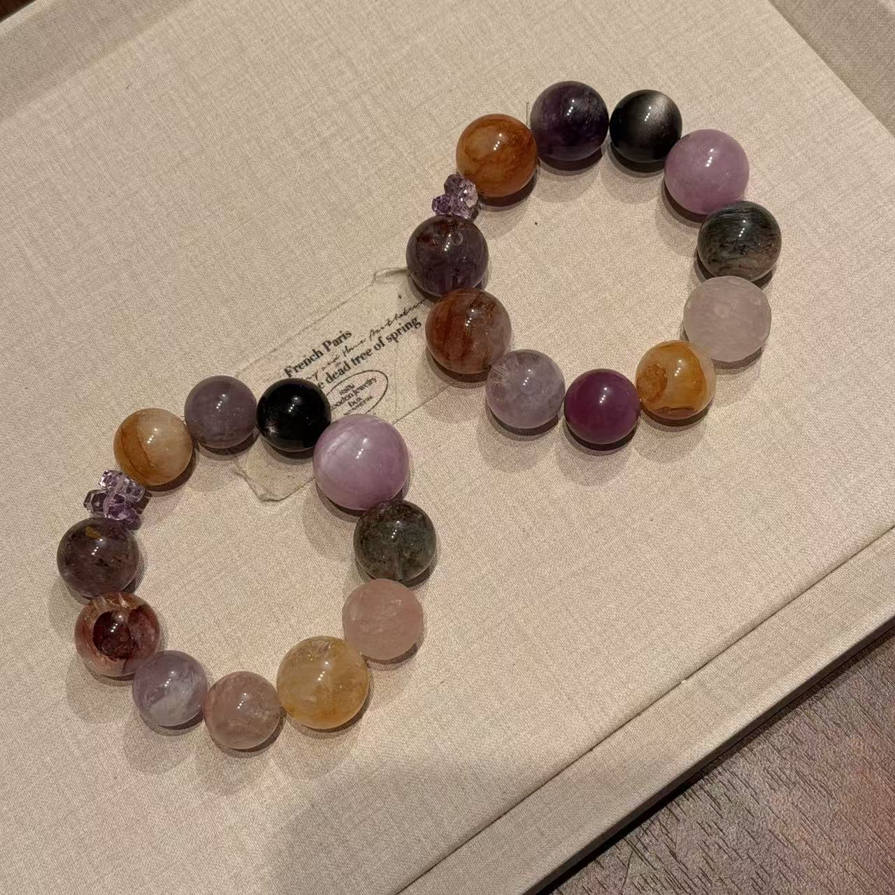 多宝水晶手串手链 多样性发其一W1100