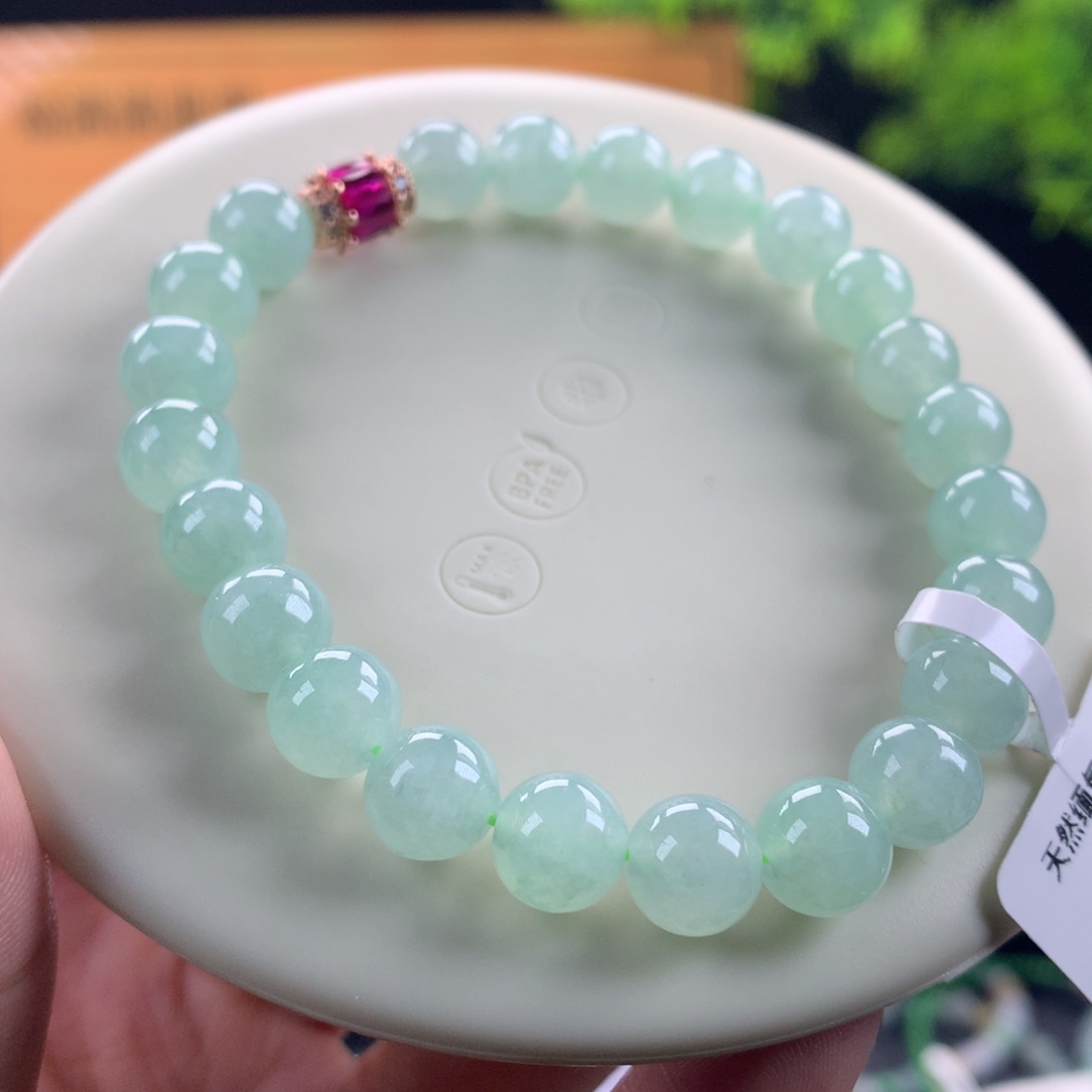 翡翠未镶嵌手链卡8