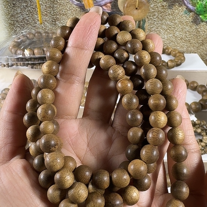 用***8沉香手串菩萨棋沉香