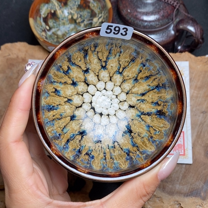 茶盏建窑建盏主人杯593