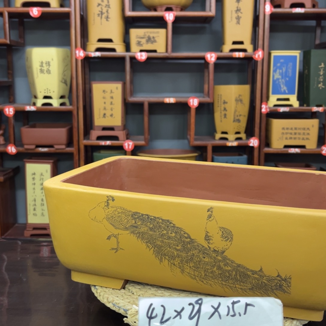 紫砂花盆紫砂花盆