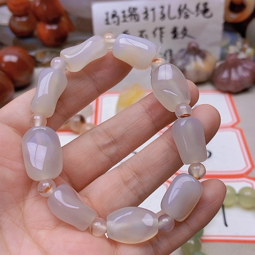 【闪购商品】未镶嵌玛瑙/玉髓珠宝半成品用****0