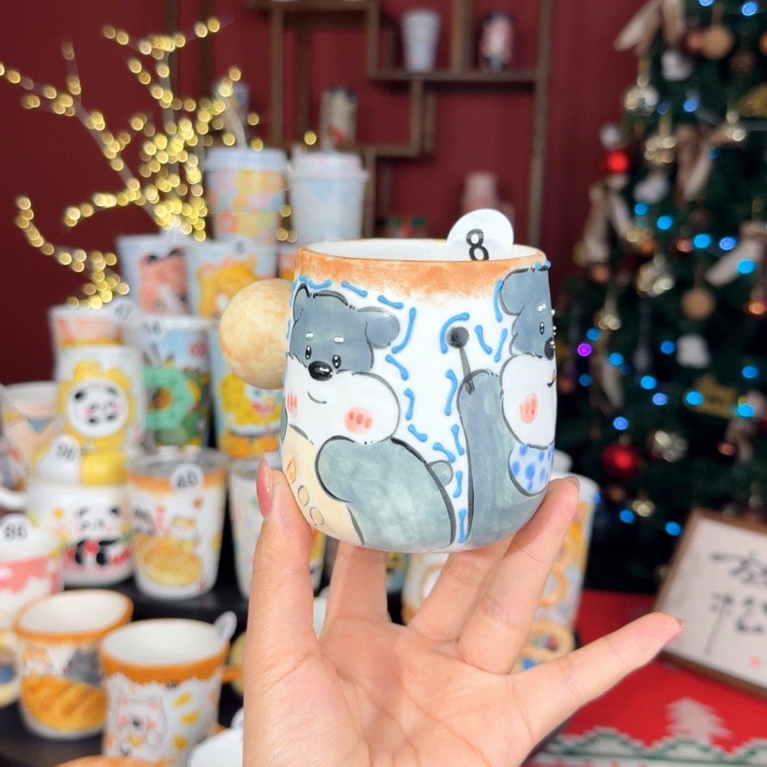 陶景德镇手绘高温釉下彩