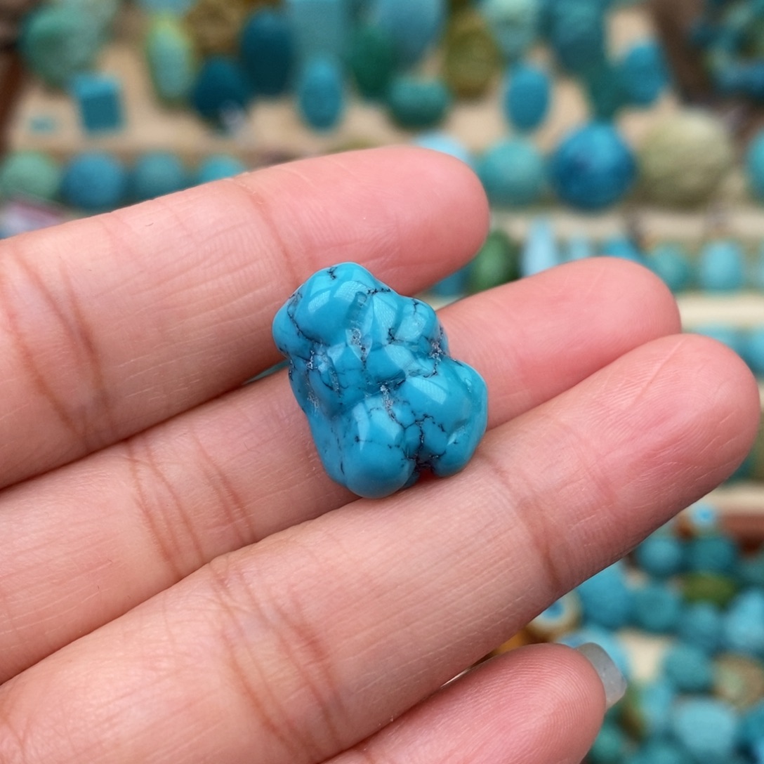 绿松石珠宝奇石未镶嵌