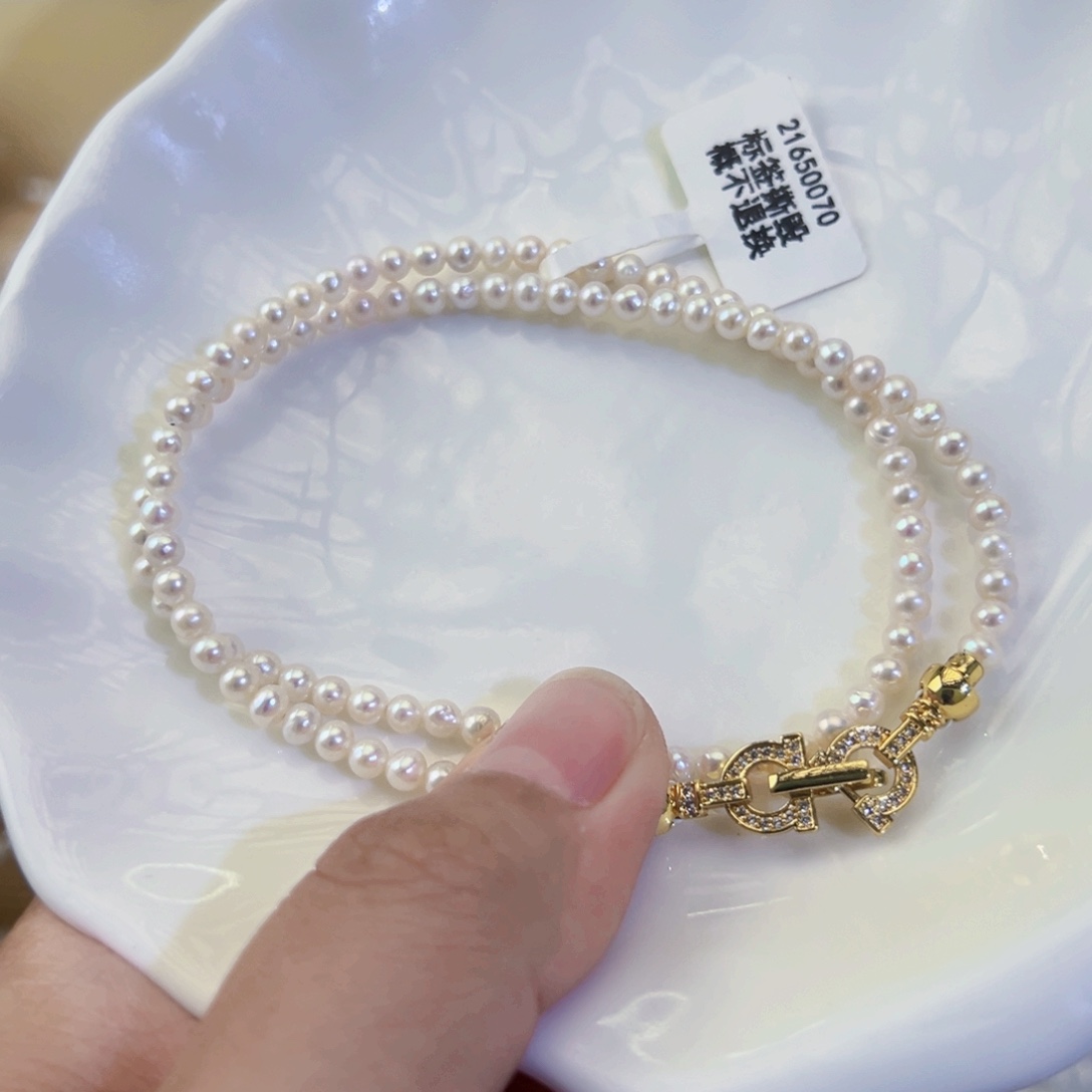 未镶嵌手绳淡水珍珠