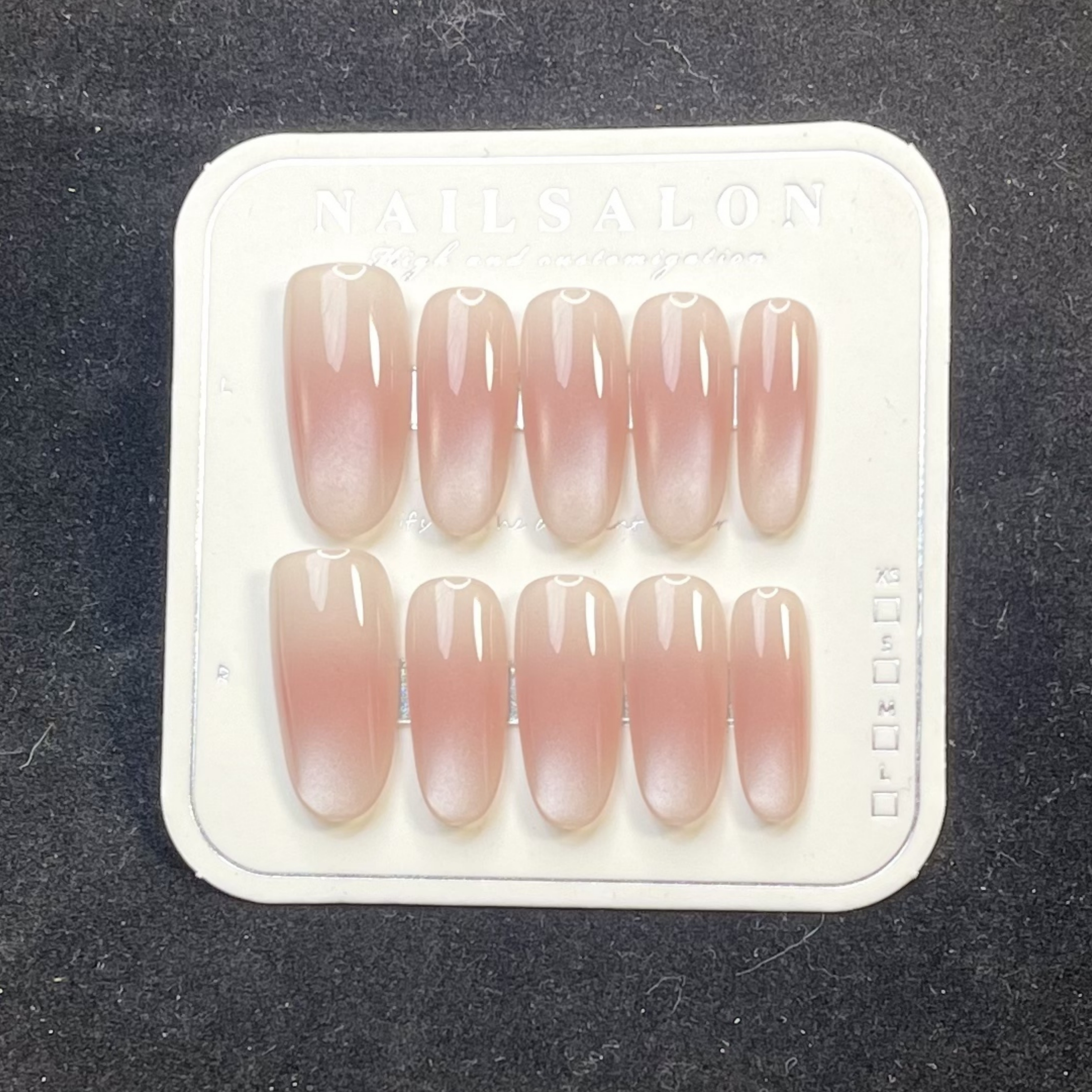 【流萤栖珠】裸色渐变美甲2025爆款腮红玻璃珠追光猫眼穿戴甲-929