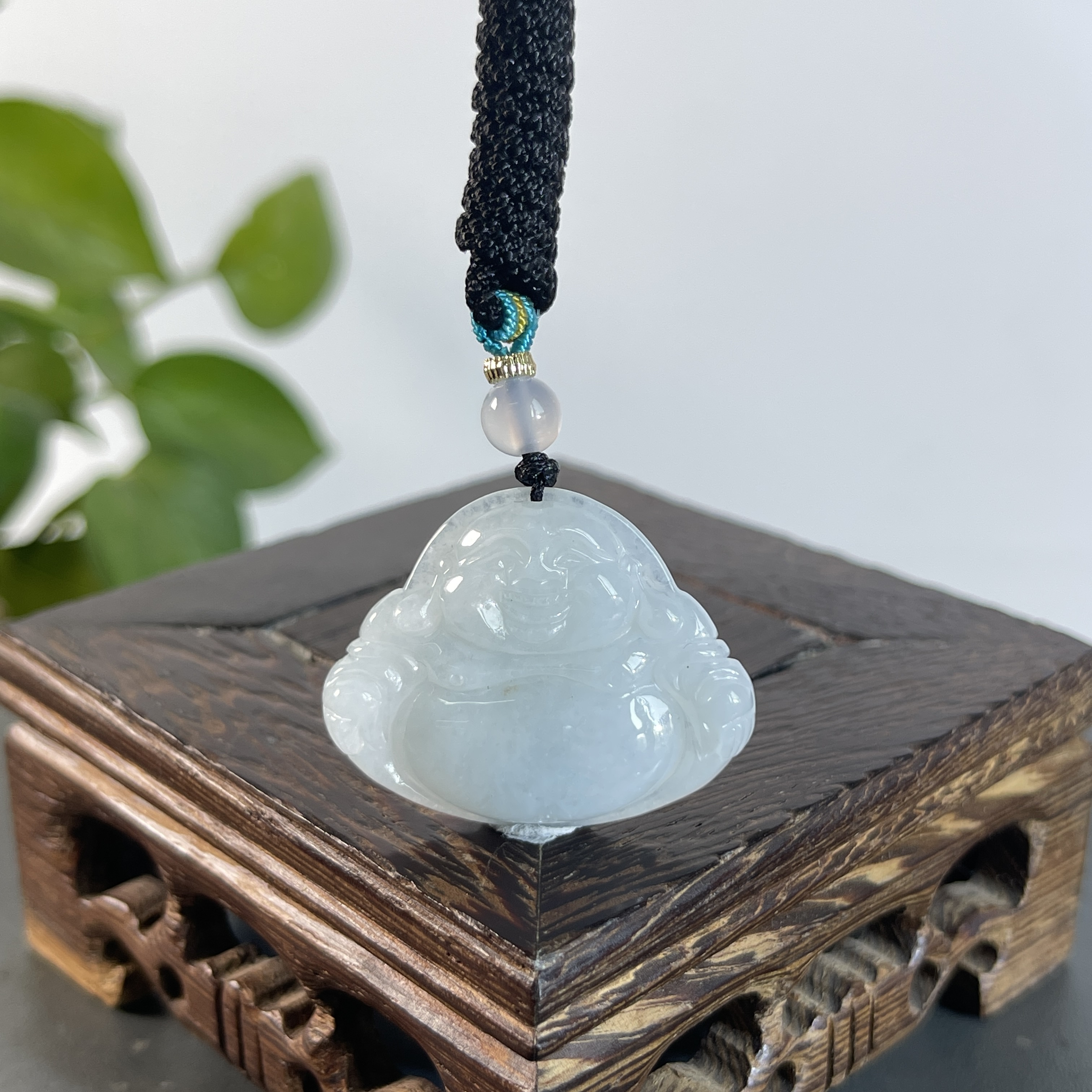 JXB21-30 天然翡翠缅甸A货 佛公