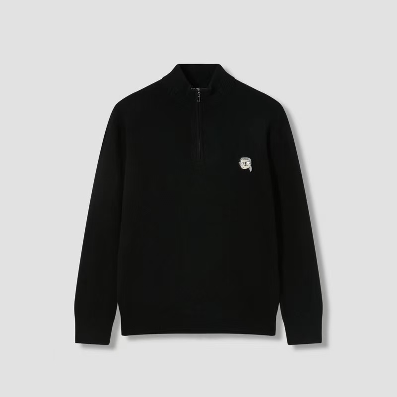 【官方男装】KARL LAGERFELD卡尔拉格斐25新款绵羊毛针织衫M27Z2301