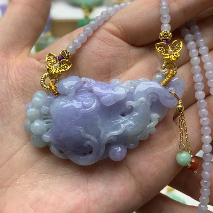 颈饰未镶嵌翡翠翡翠
