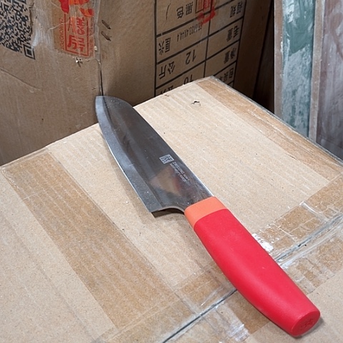 微瑕，不锈钢水果刀不能抗骨红色