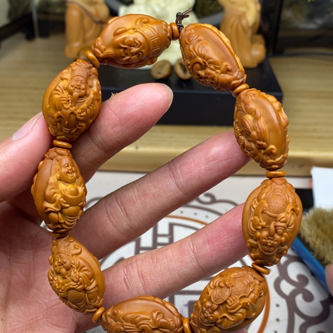 橄榄核手串/手链橄榄核雕工艺手串