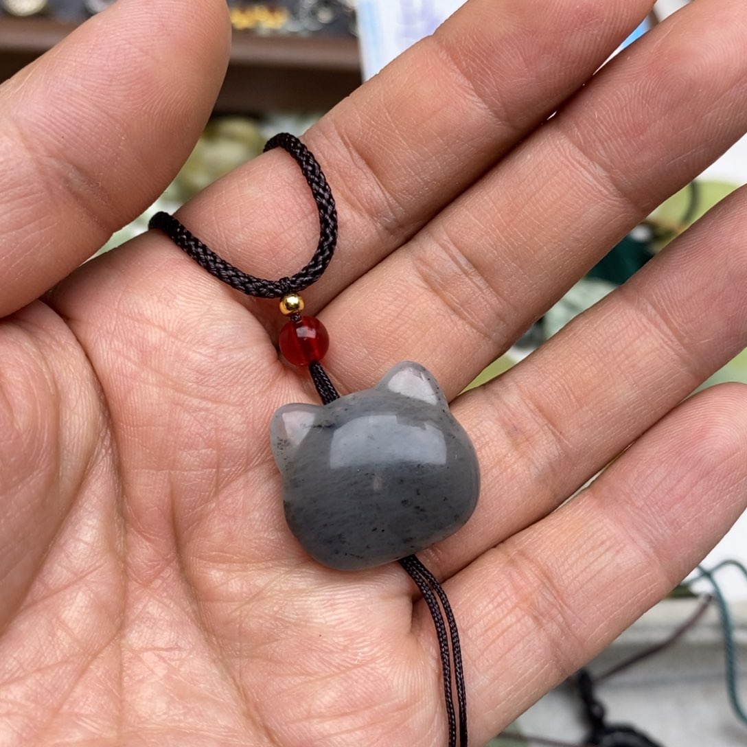 岫玉纯天然岫玉挂件戒指默认微瑕未镶嵌