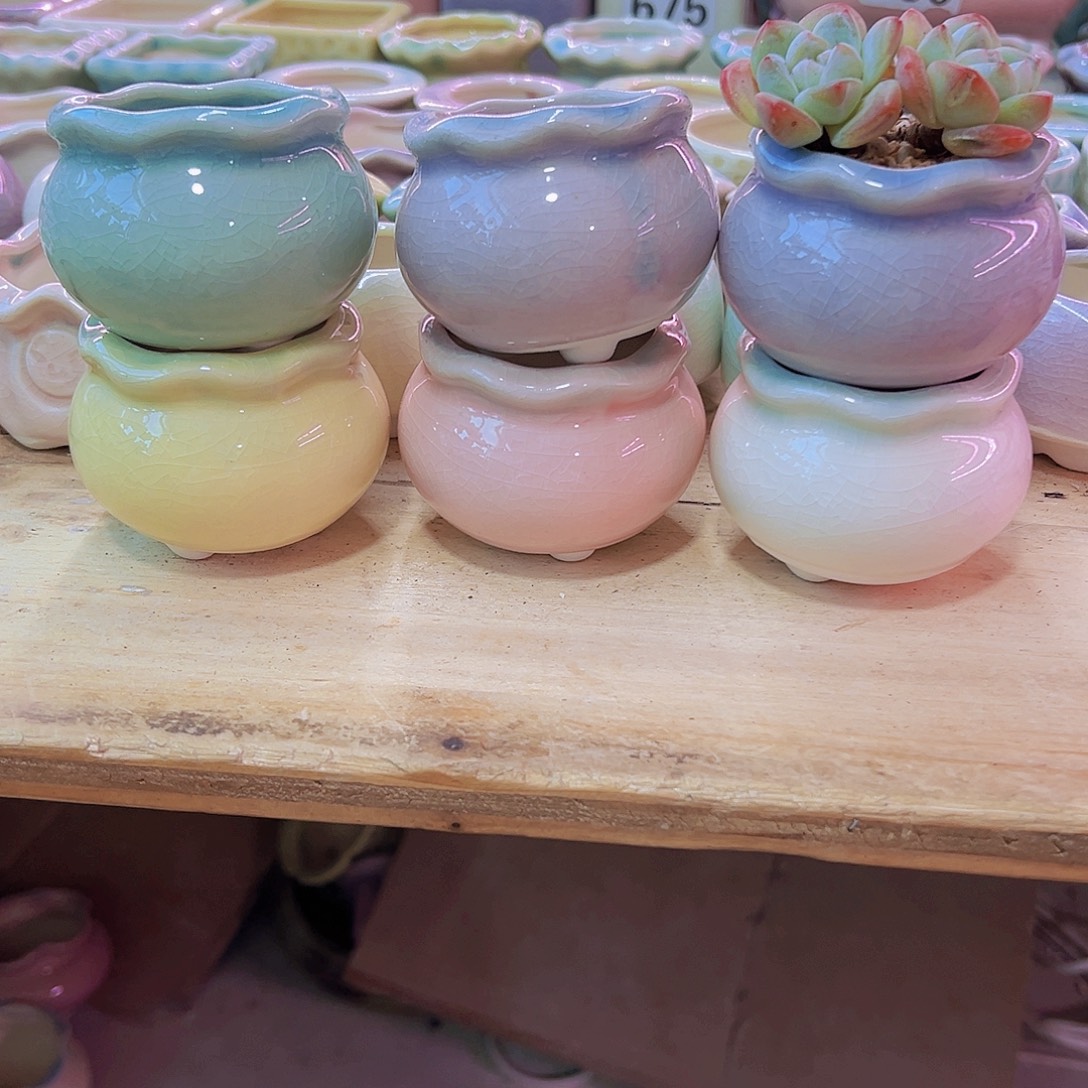 陶瓷花盆当场凑满12包邮