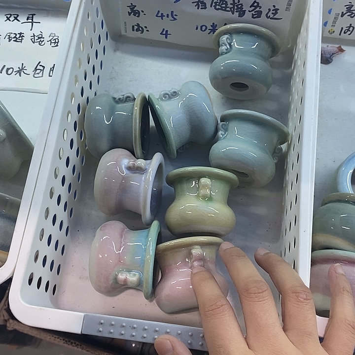 红陶【满10米包邮默认微瑕疵】4个浮力