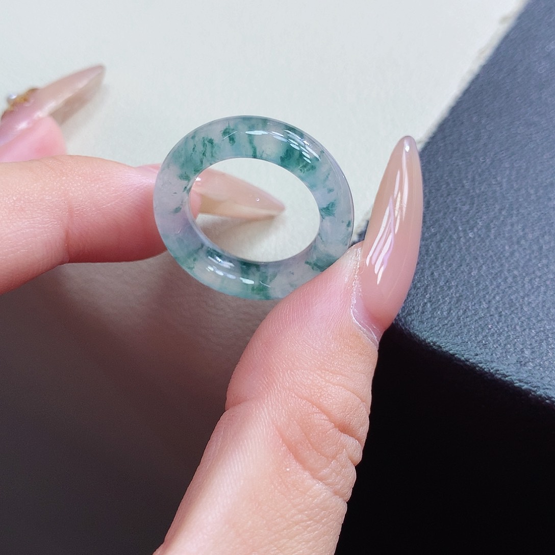 未镶嵌戒指翡翠10-11号