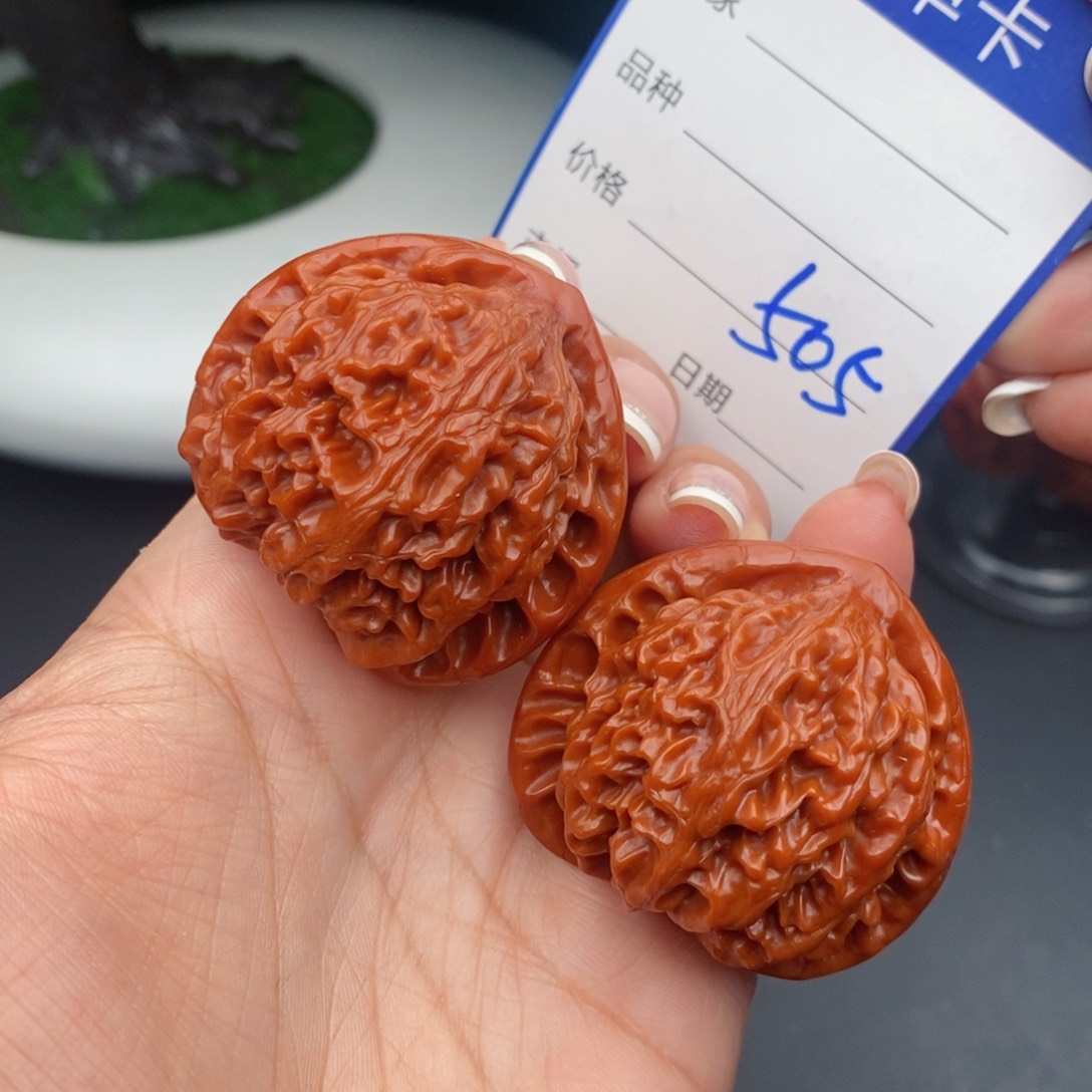 文玩核桃把件42宫灯505