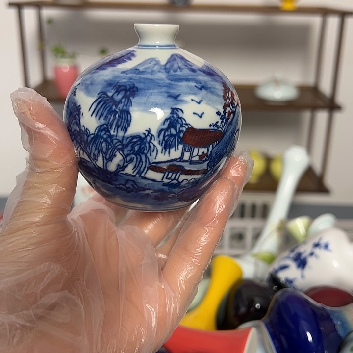 摆件景德镇陶瓷研究所次饿会
