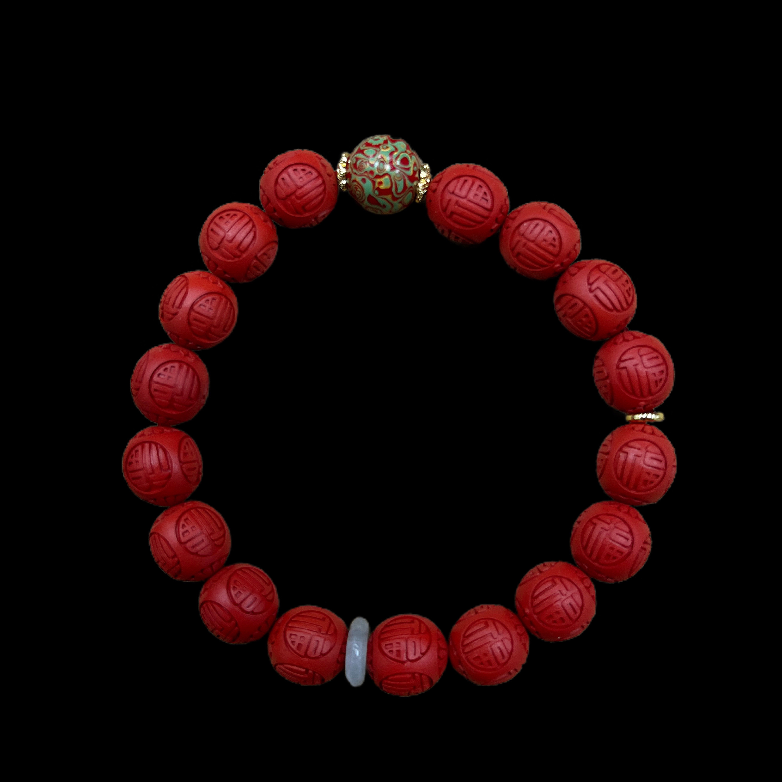 含辰砂工艺品V6998朱砂手串