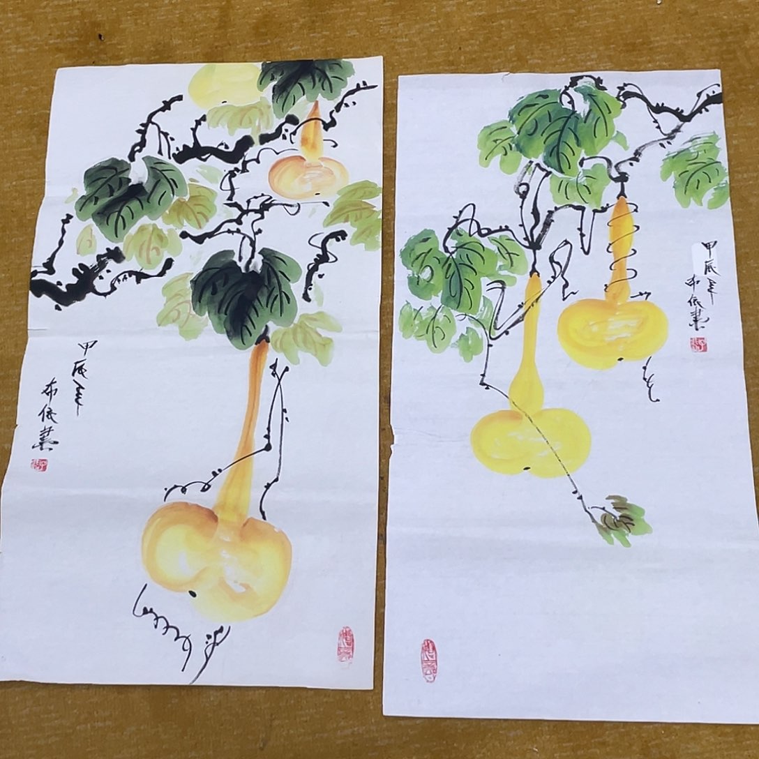 国画绘画作品布衣老师66666