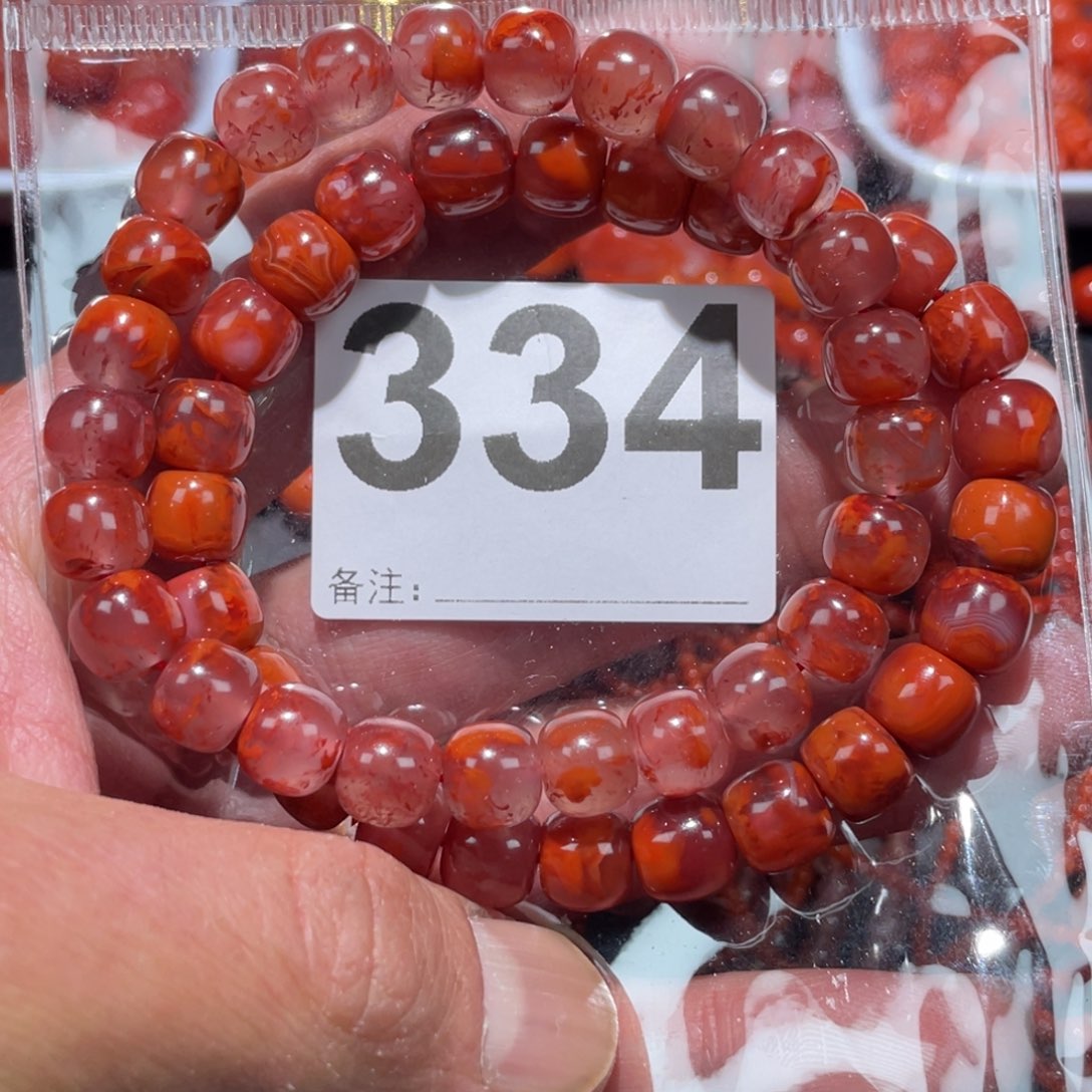 南红玛瑙手链未镶嵌