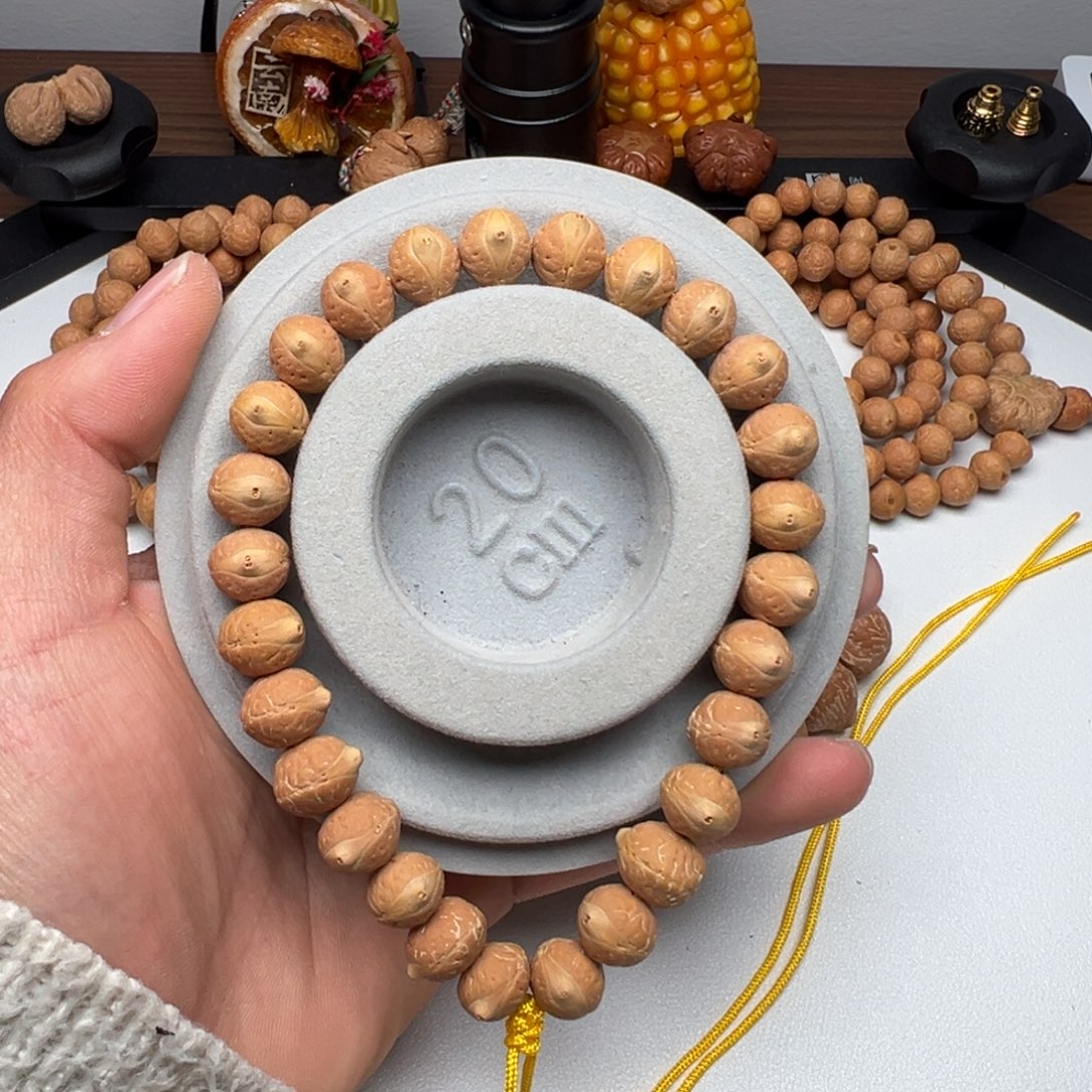 手串凤眼菩提矮壮飞碟串27籽