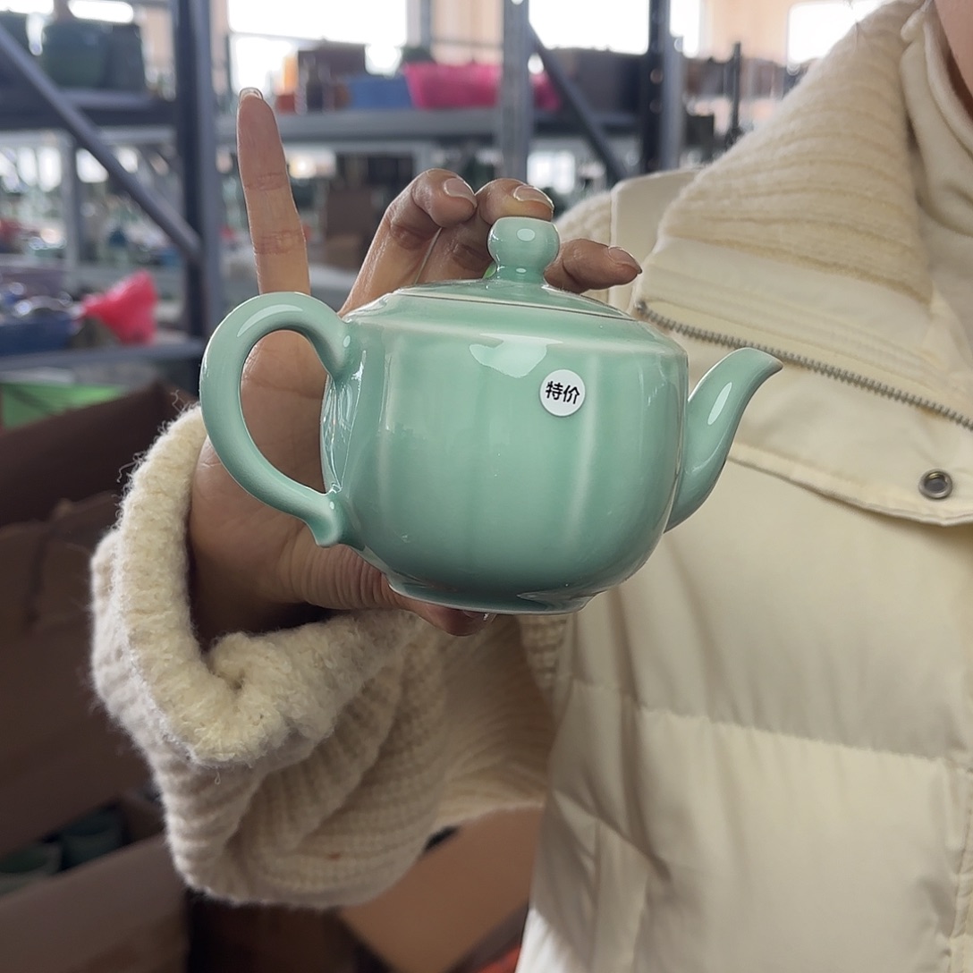 龙泉云间青瓷小米茶器