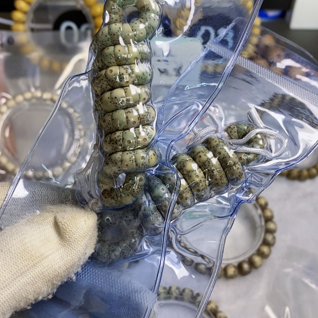 星月菩提手串7石玉大肠