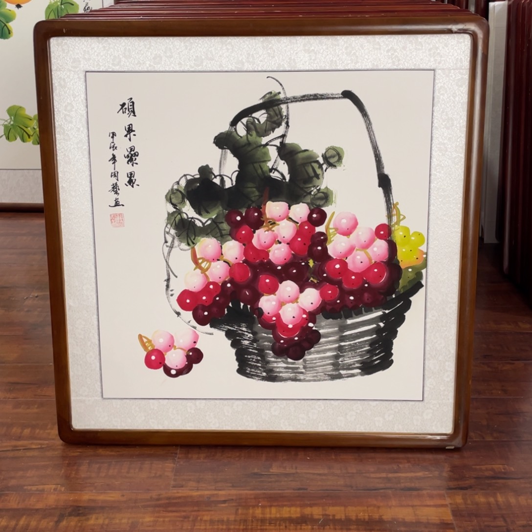国画带框尺寸63*63厘米