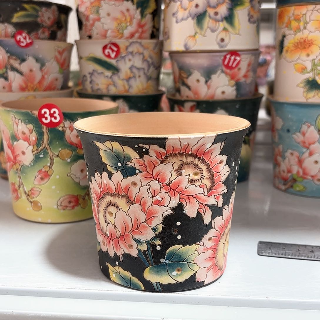 紫砂花盆宇***婷手工花盆默认微瑕10/10