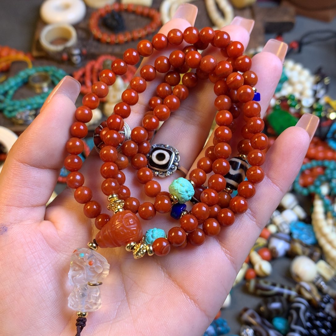 蓝***夕凤眼菩提吊坠……………………