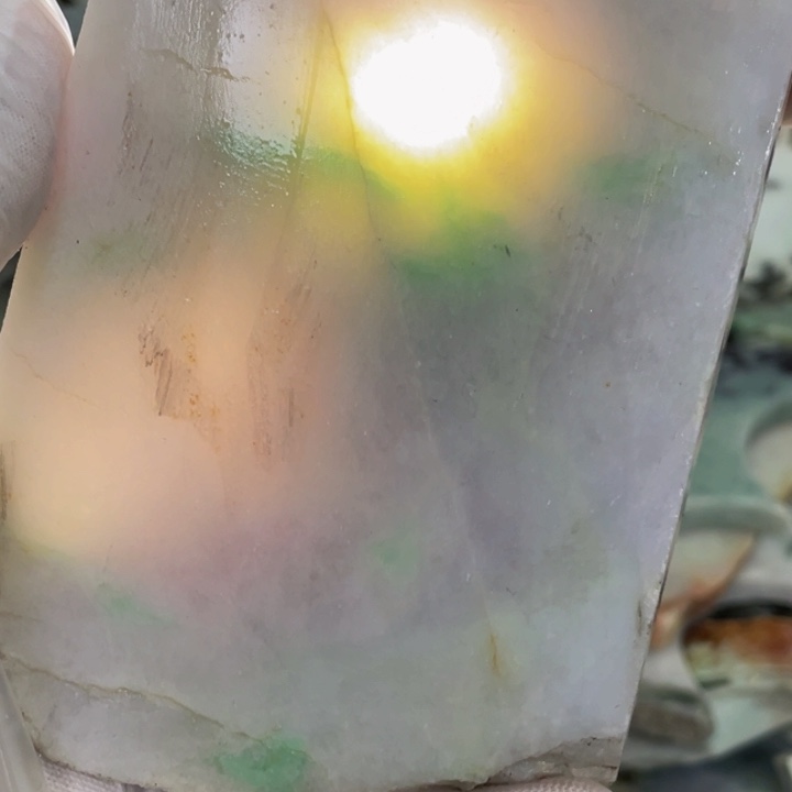 翡翠吊坠(不含链)未镶嵌天然翡翠边角料