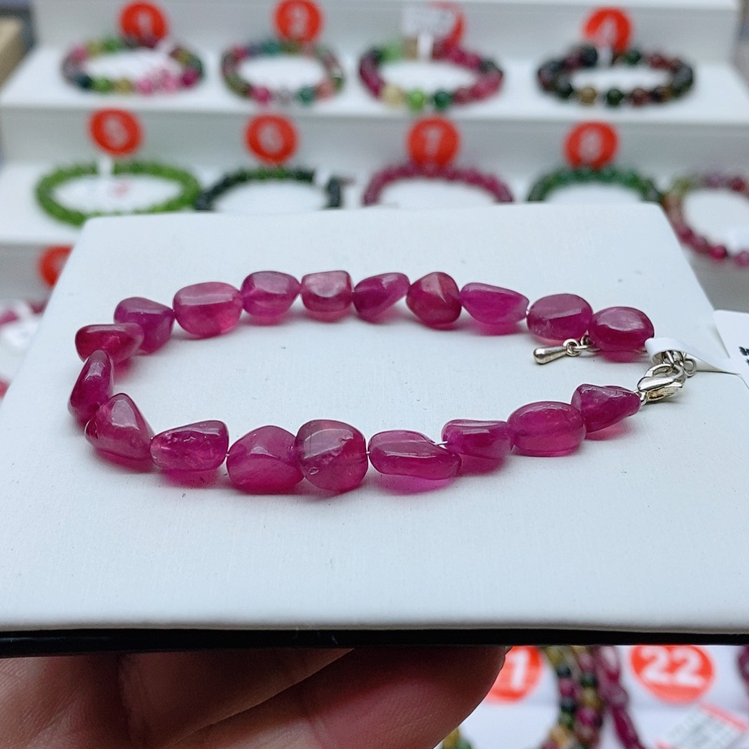 碧玺手链未镶嵌温*暖5号