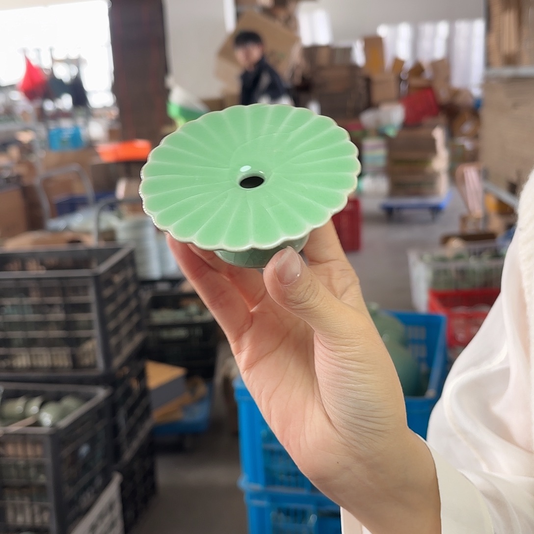 龙泉云间青瓷小米茶器