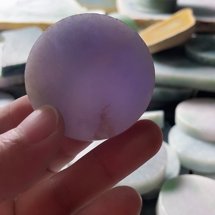 翡翠颈饰未镶嵌毛料74