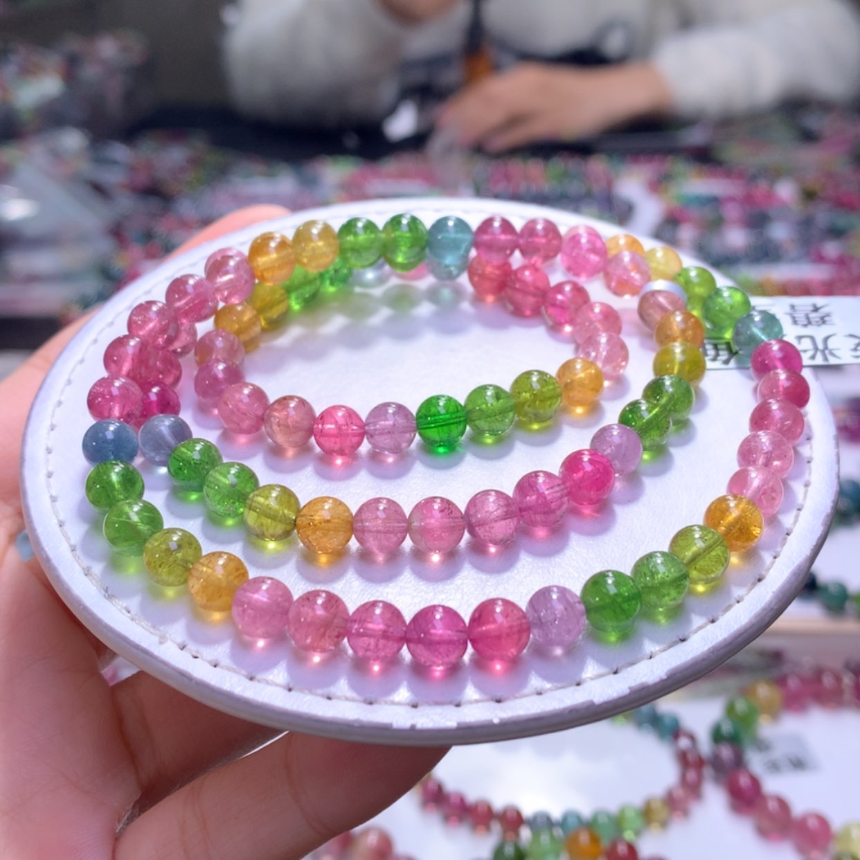 【闪购商品】未镶嵌手串碧玺6.5mm左右