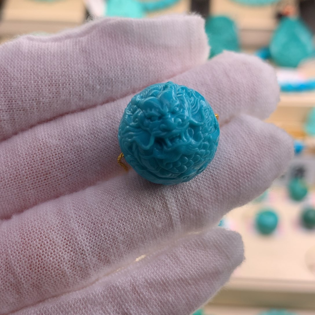 绿松石珠宝奇石未镶嵌18.3