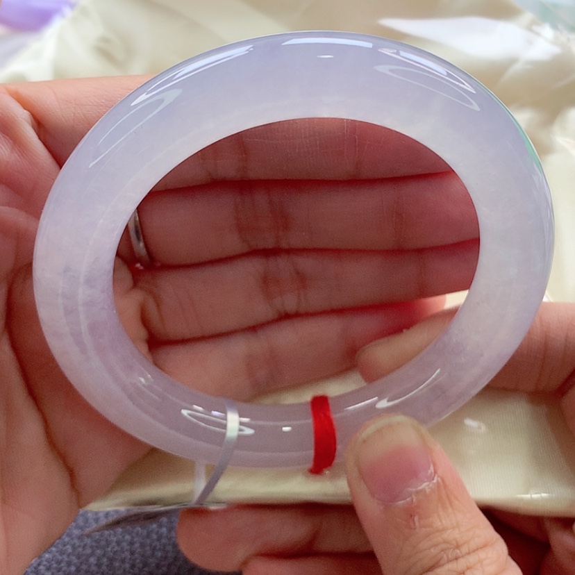 【闪购商品】翡翠手镯（圆镯）未镶嵌冰粉种水强推A