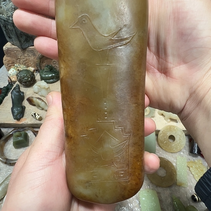 哎***呵和田玉（糖玉）未镶嵌挂件