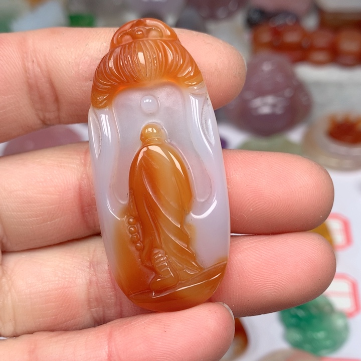 玛瑙/玉髓颈饰未镶嵌正****裴