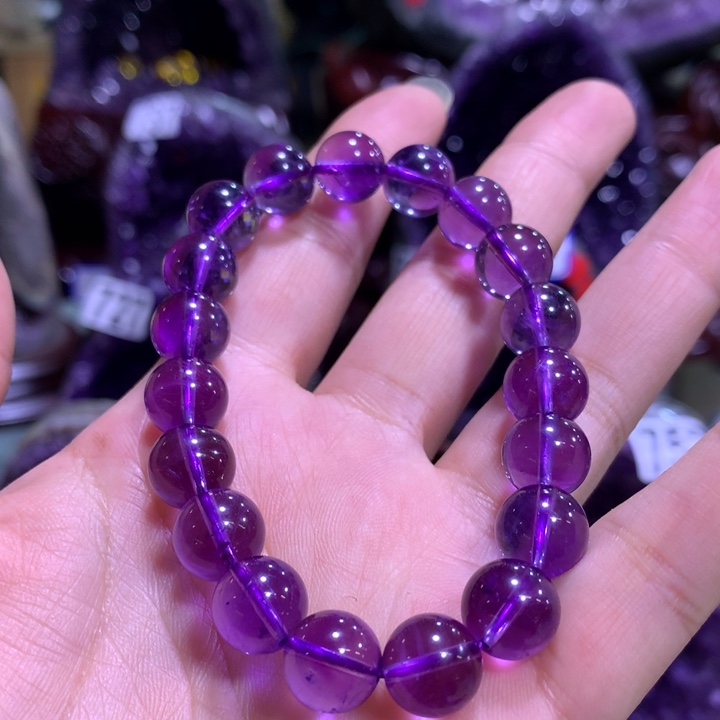 水晶大型摆件（非配饰）未镶嵌高透紫水晶