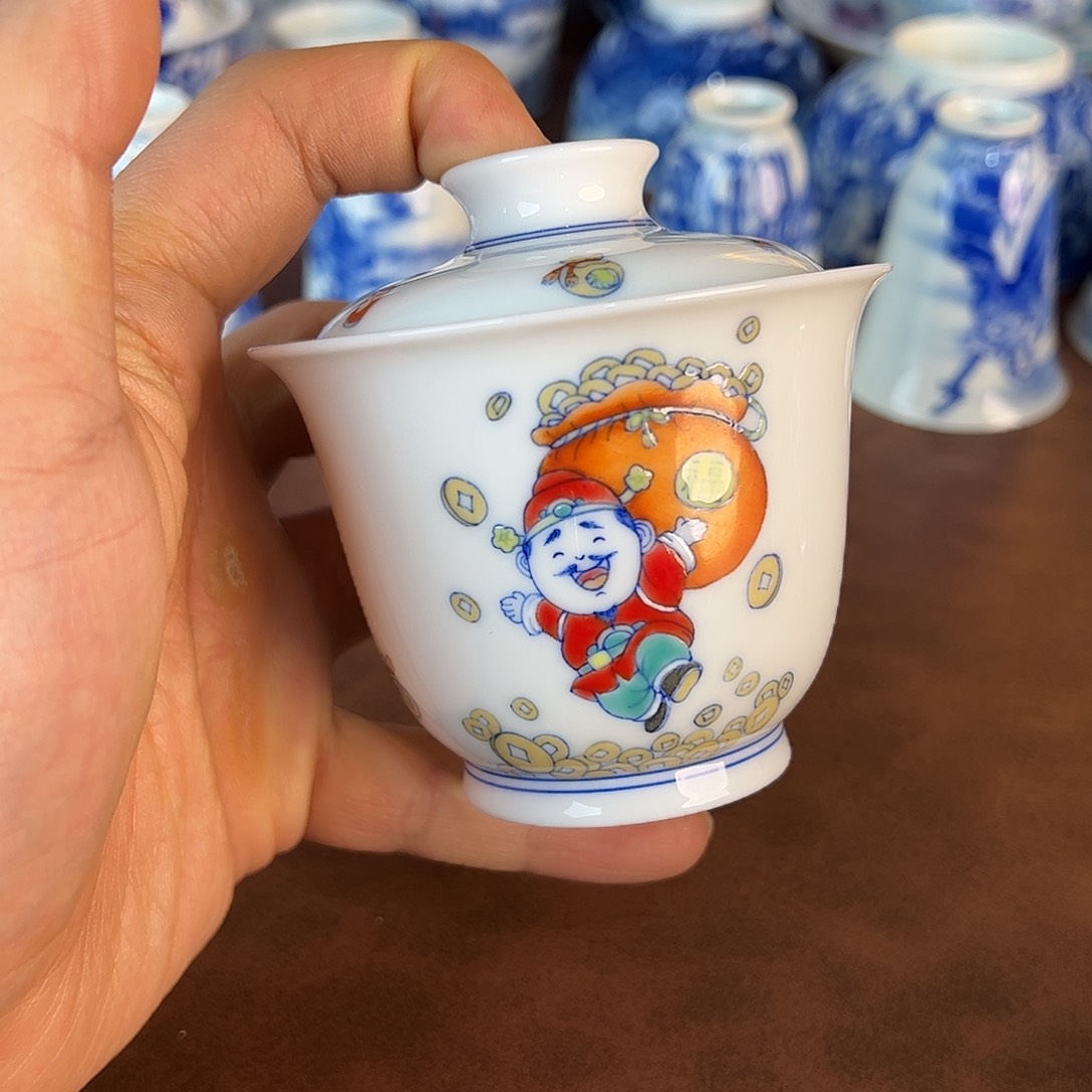 杯景德镇全手工手绘陶瓷