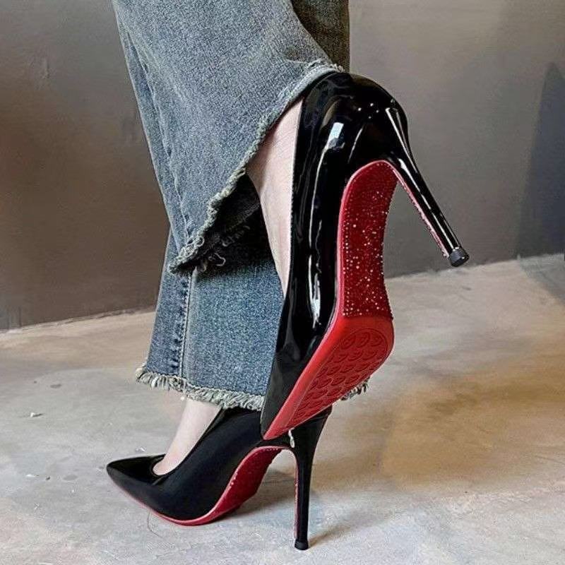 高跟鞋女2025爆款洋气（编码链接201-400）尖头气质时尚百搭性感