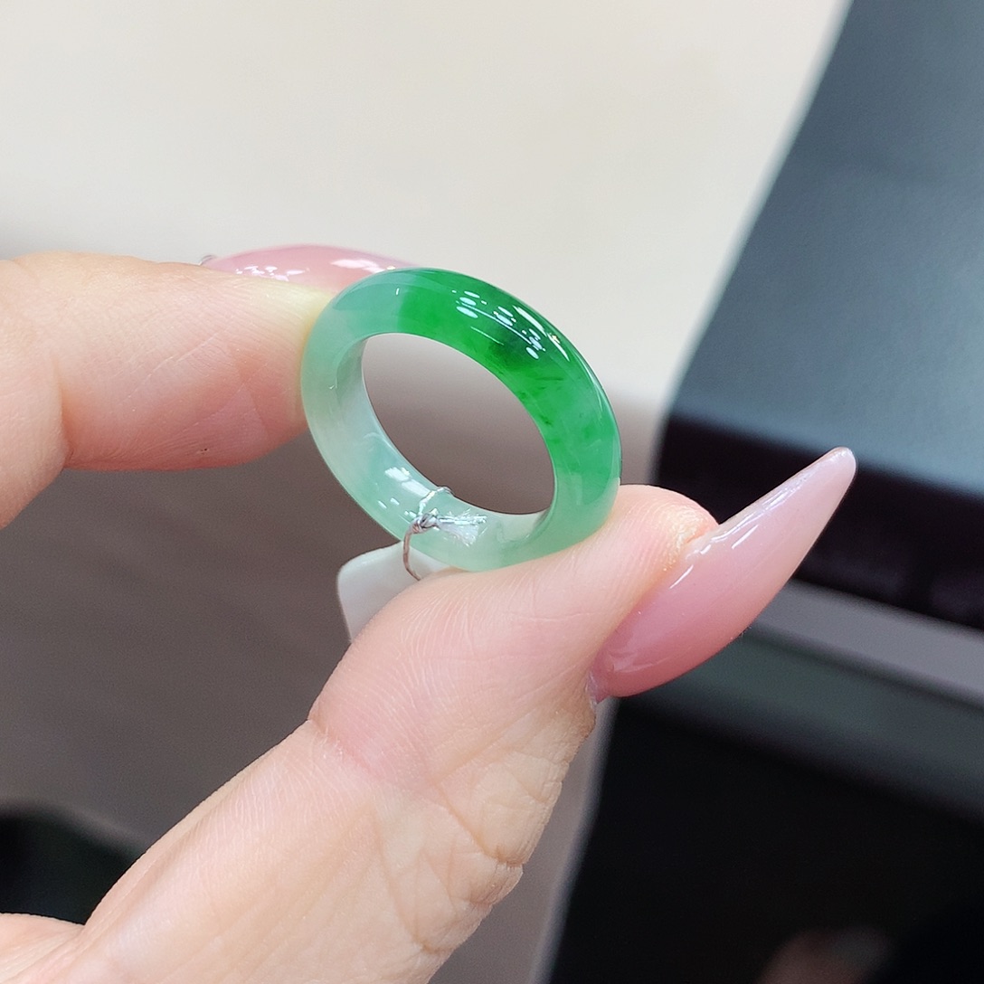 未镶嵌戒指翡翠11号