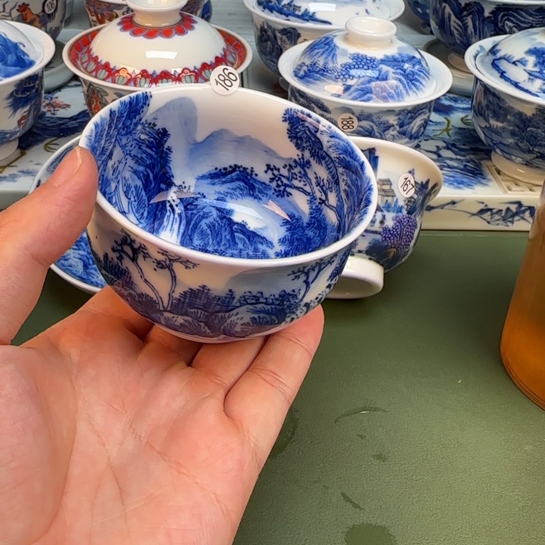 彦祖纯手工手绘茶具186