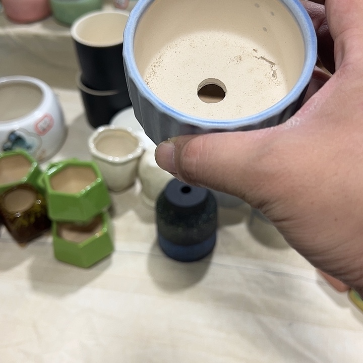 微瑕陶瓷花盆满9.9发
