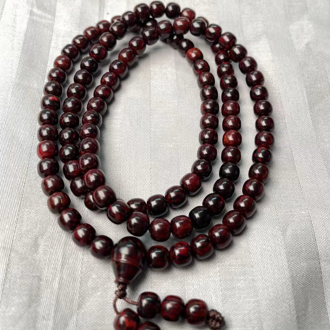 海南花梨公红降0.6*108手串