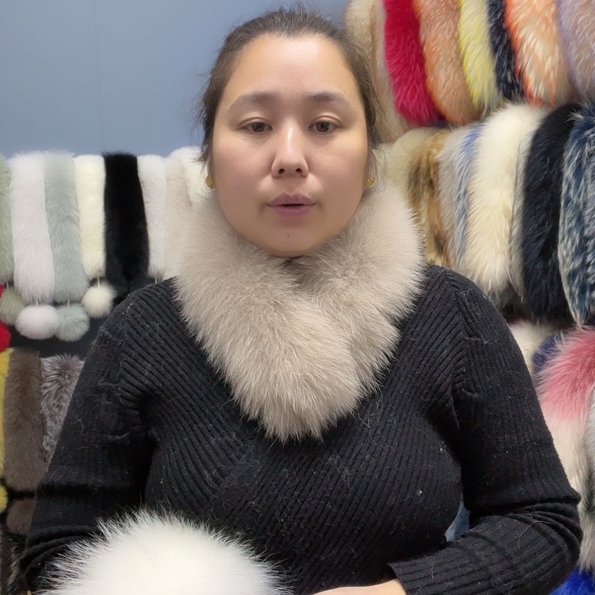 【闪购商品】狐狸毛带子款