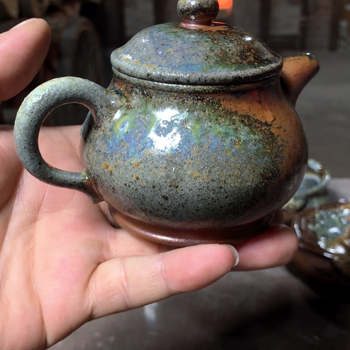 紫砂茶壶纯自然高温裸柴烧