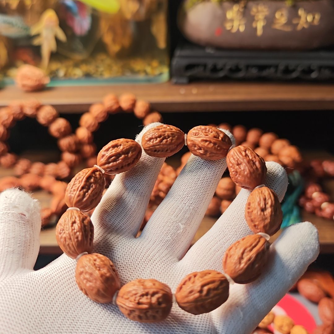 文玩核桃手串小枣手串楸子核桃手串