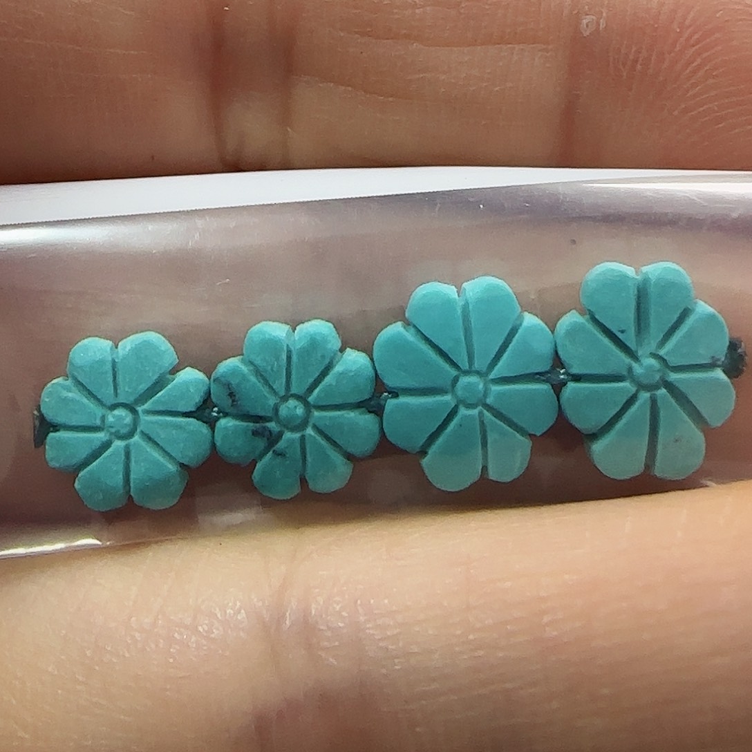 绿松石珠宝半成品未镶嵌